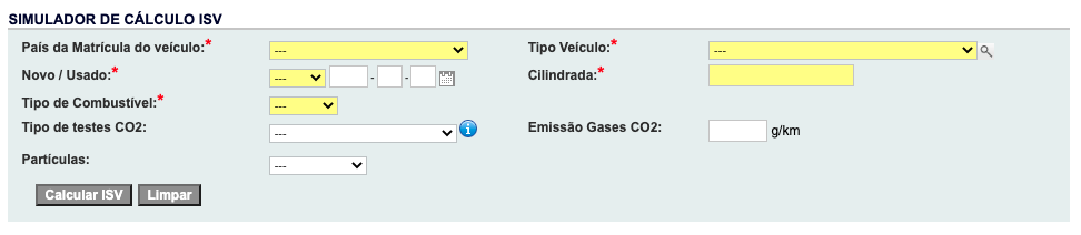 Simulador ISV