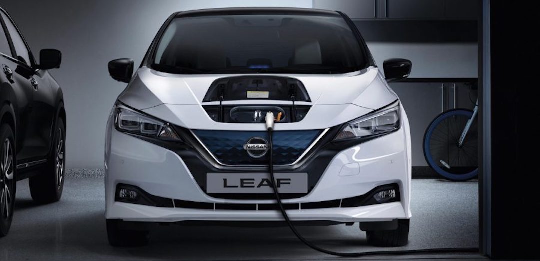 carregamento do Nissan Leaf