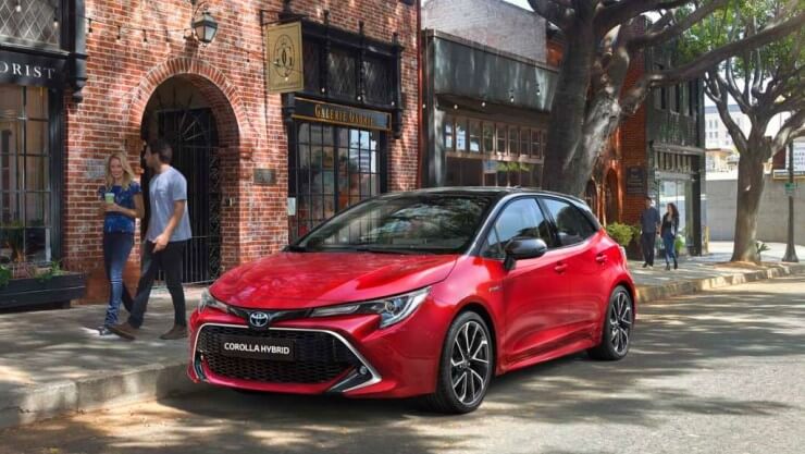toyota corolla vermelho