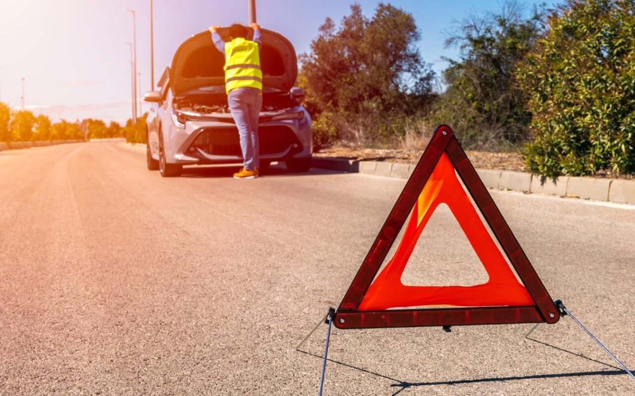 paragem de emergência na autoestrada